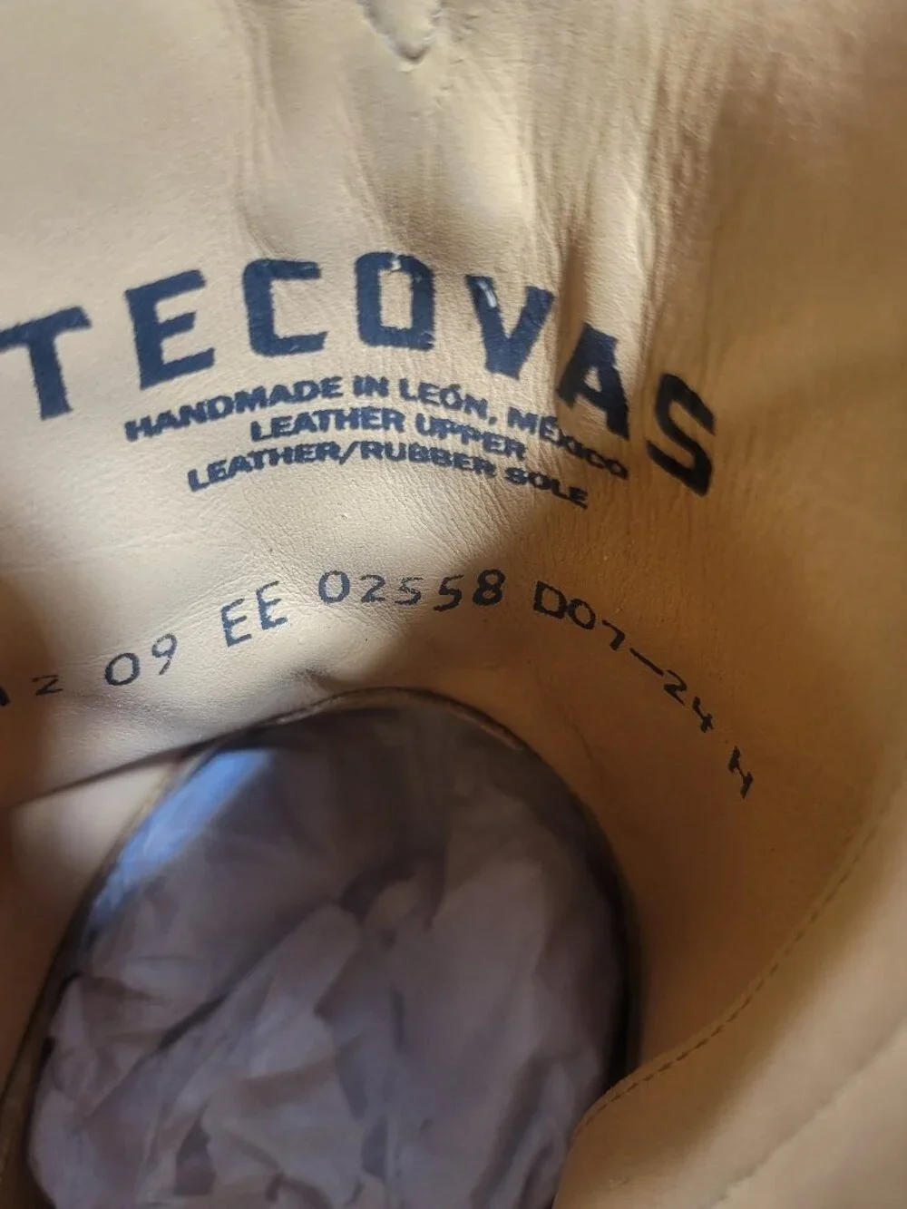 Tecovas The Dean Men's US Size 9 EE Granite Suede Western Zip Boots